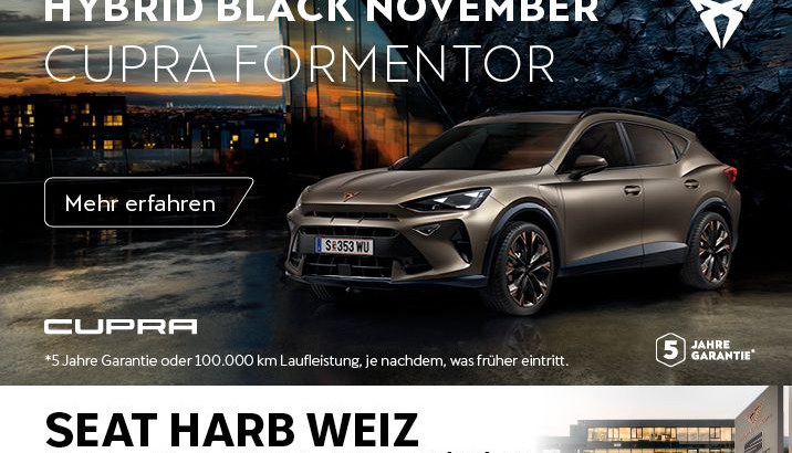 Black November CUPRA Formentor e-Hybrid