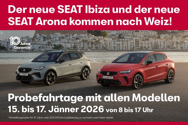 Probefahrtage 15. und 17. 1. 2026